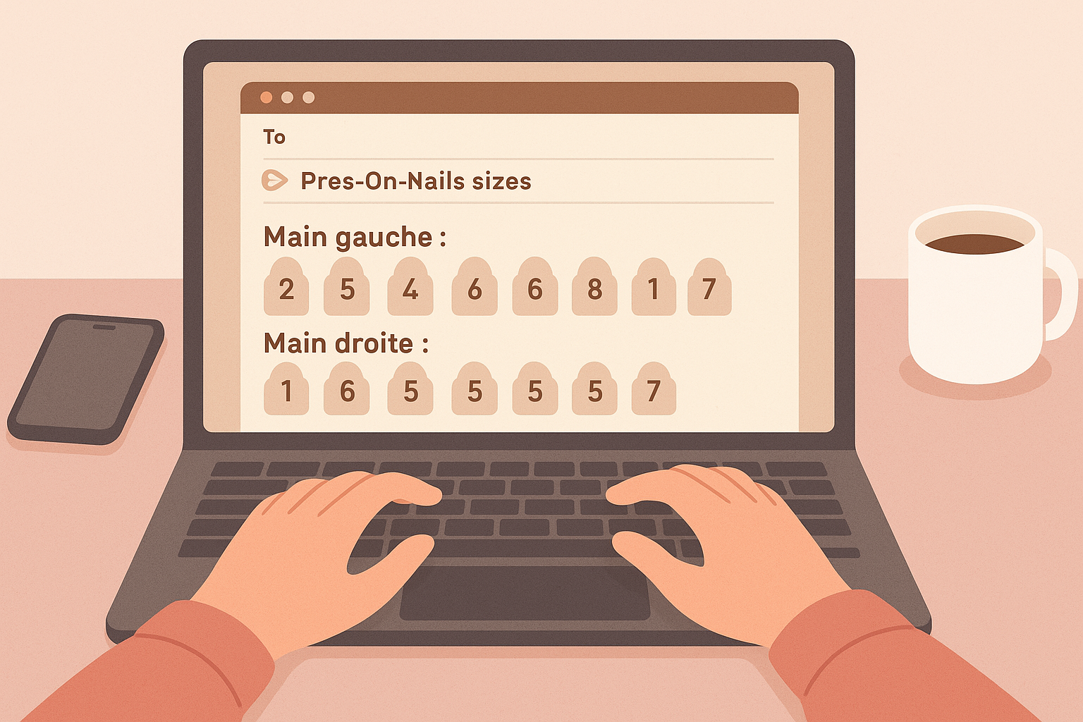 Mesurer ses ongles